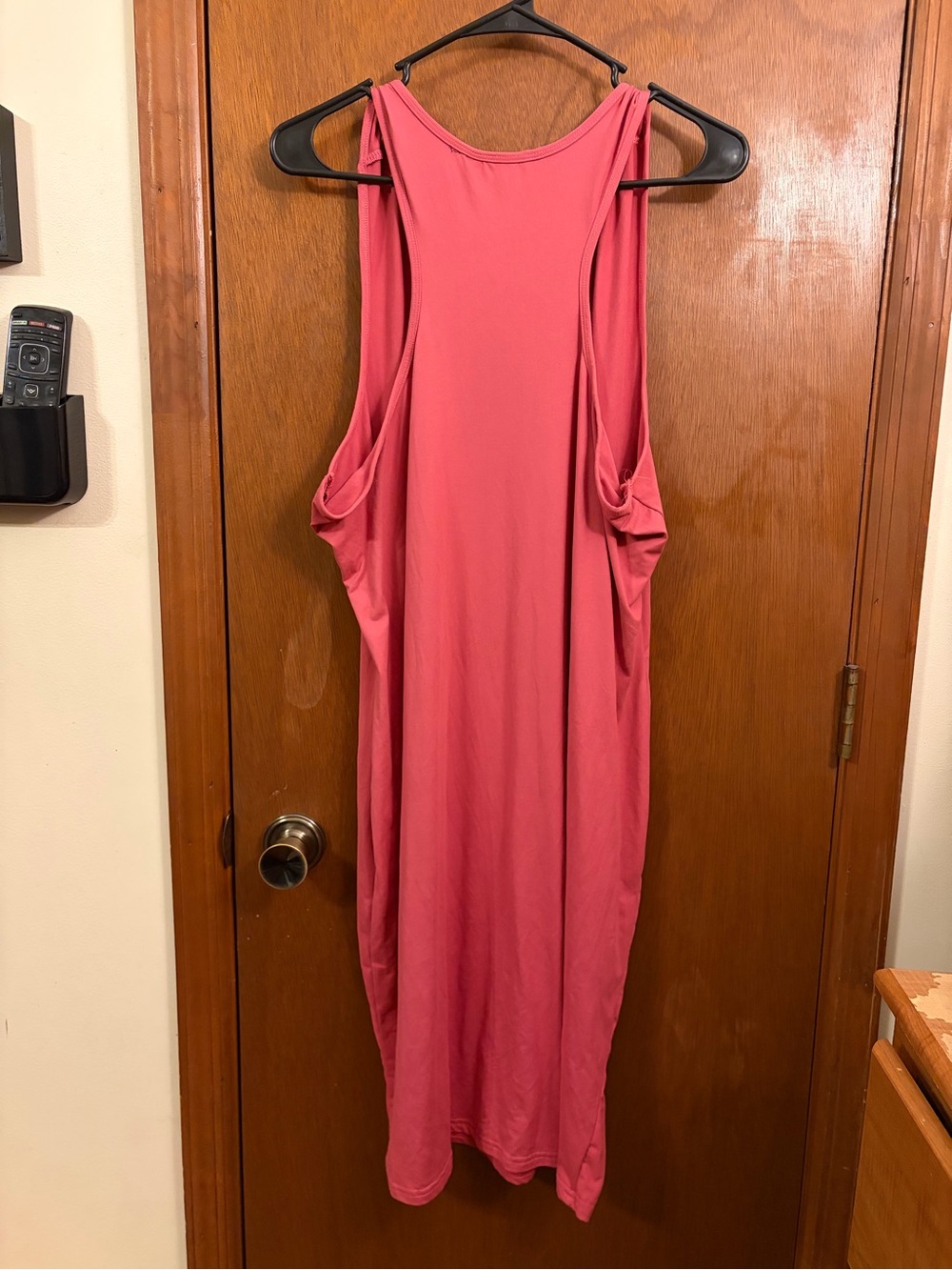 Hot Kiss Coral Pink Sleeveless Maxi Dress - Picture 4 of 6